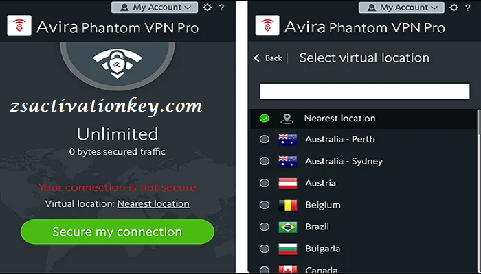 Avira Phantom VPN Pro License Key