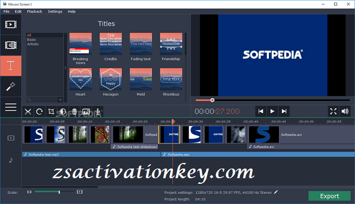 Movavi Screen Recoder Activation Key