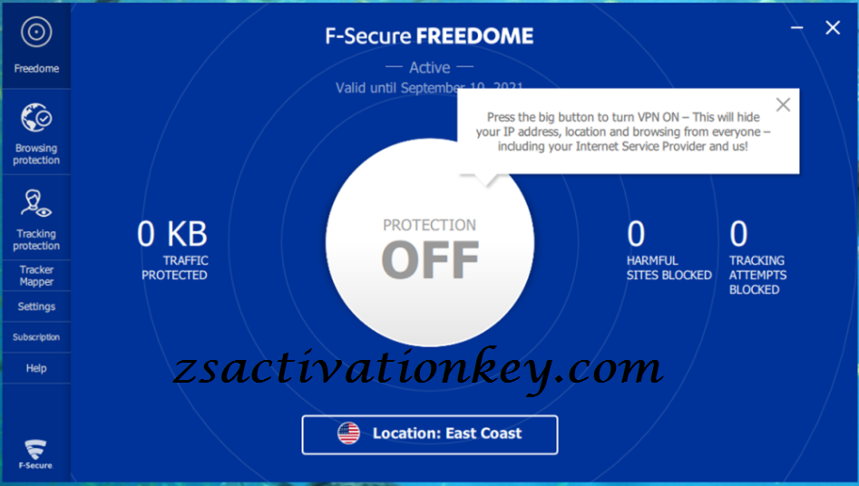 F-Secure Freedom VPN Activation Code